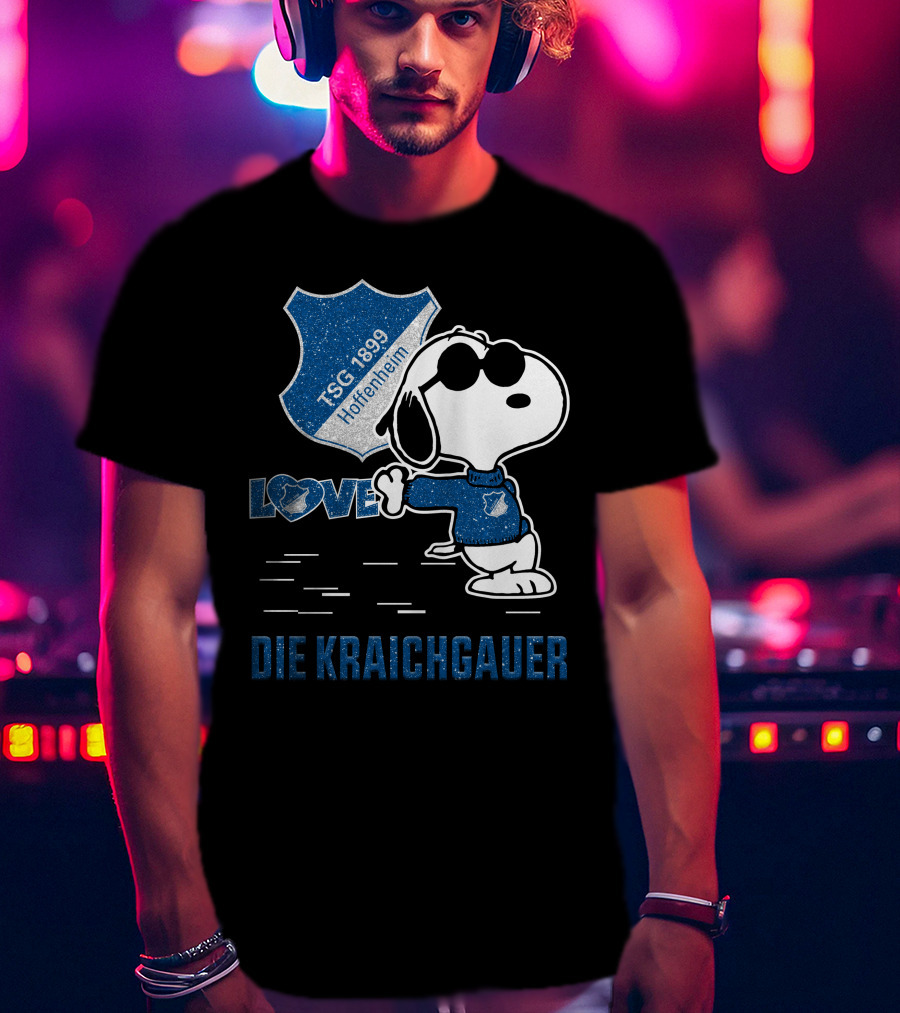 Snoopy Love TSG 1899 Hoffenheim Die Kraichgauer T-Shirt