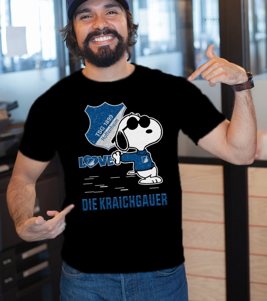 Snoopy Love TSG 1899 Hoffenheim Die Kraichgauer T-Shirt