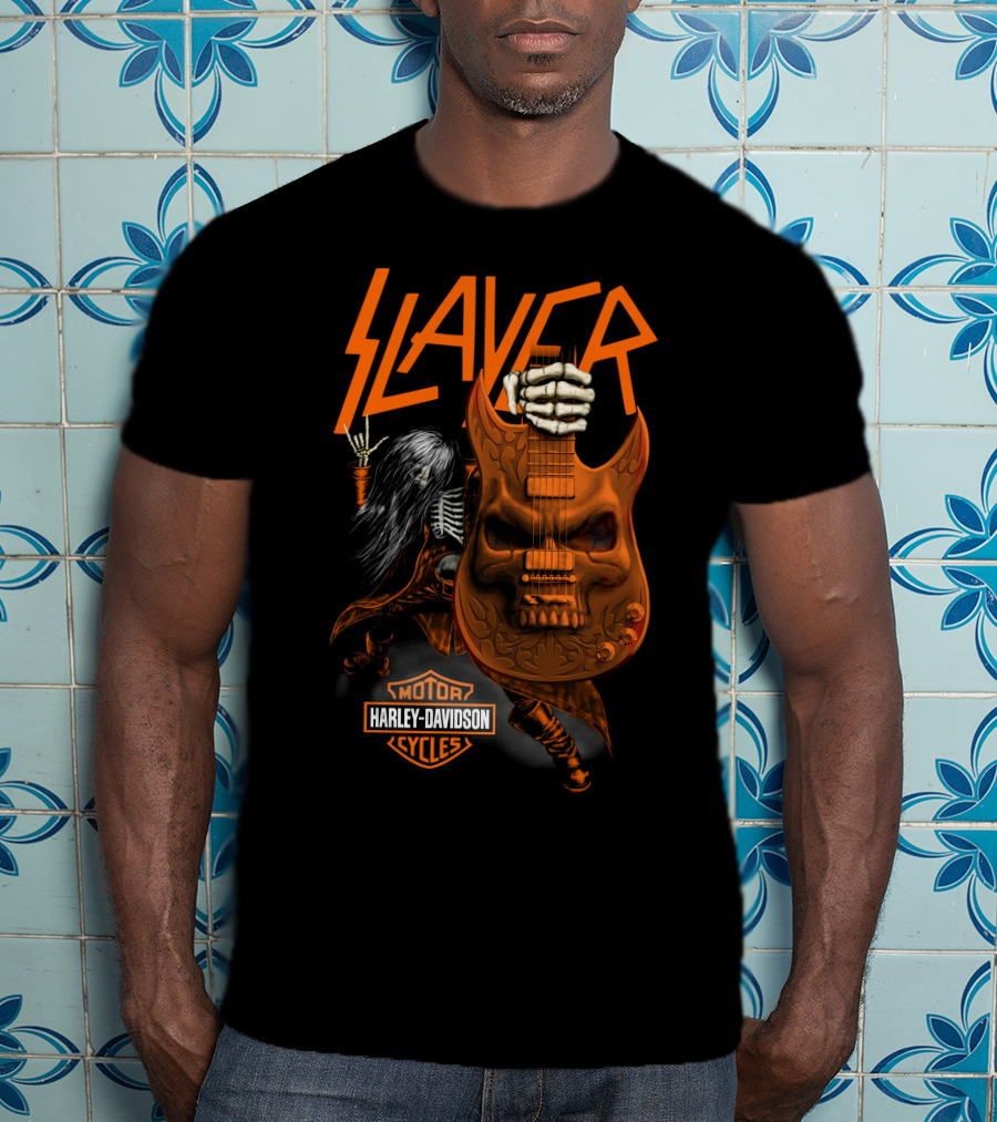 Slayer Harley Davidson Motor Cycles T-Shirt