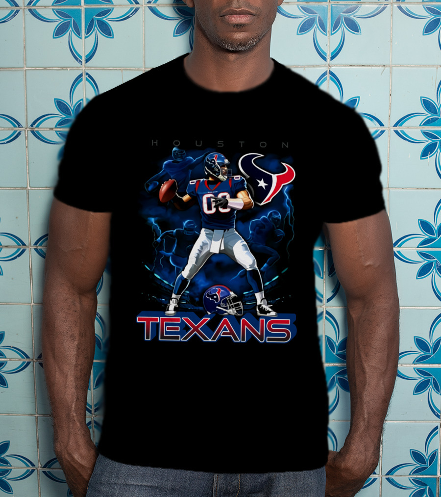 Houston Texans Football Player T-Shirt