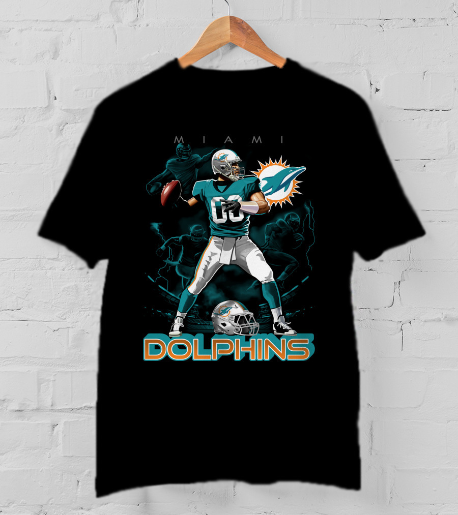 Miami Dolphins 13 Quarterback Football Legends T-Shirt