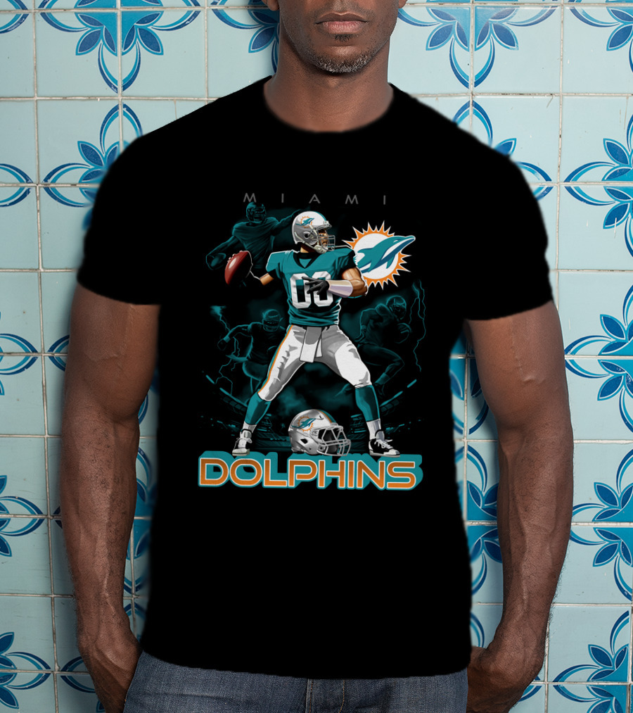 Miami Dolphins 13 Quarterback Football Legends T-Shirt