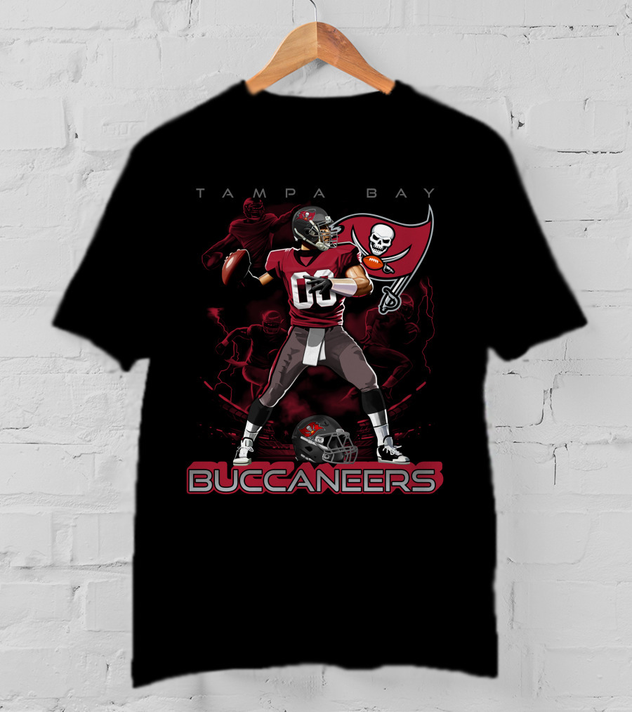 Tampa Bay Buccaneers Football Quarterback T-Shirt