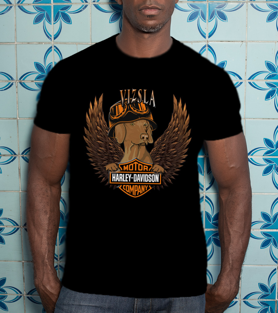 Harley Davidson Vizsla Wings Motor Company T-Shirt