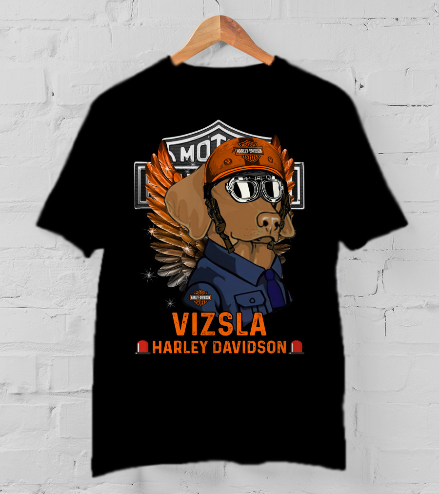Vizsla Harley Davidson Motorcycles 140 T-Shirt