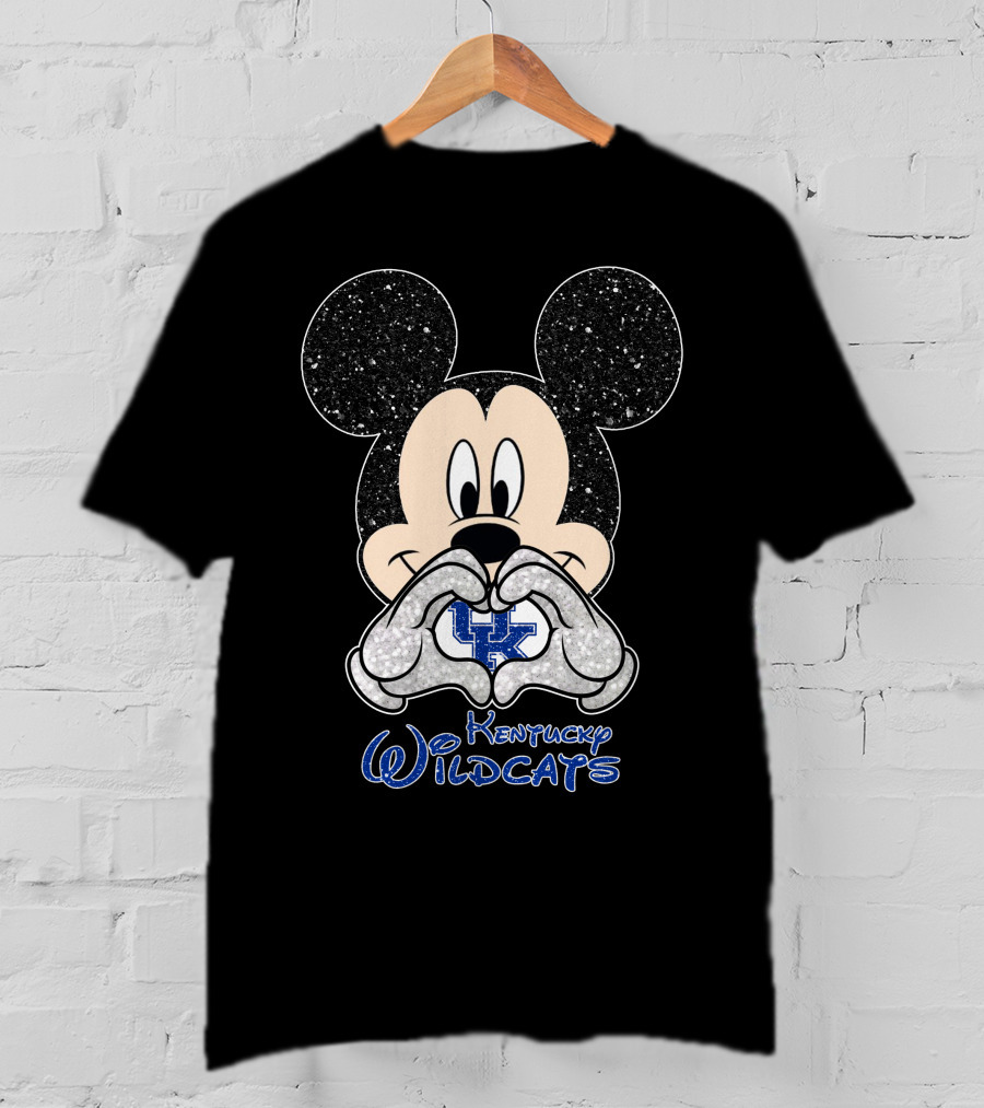 Mickey Heart UK Kentucky Wildcats T-Shirt