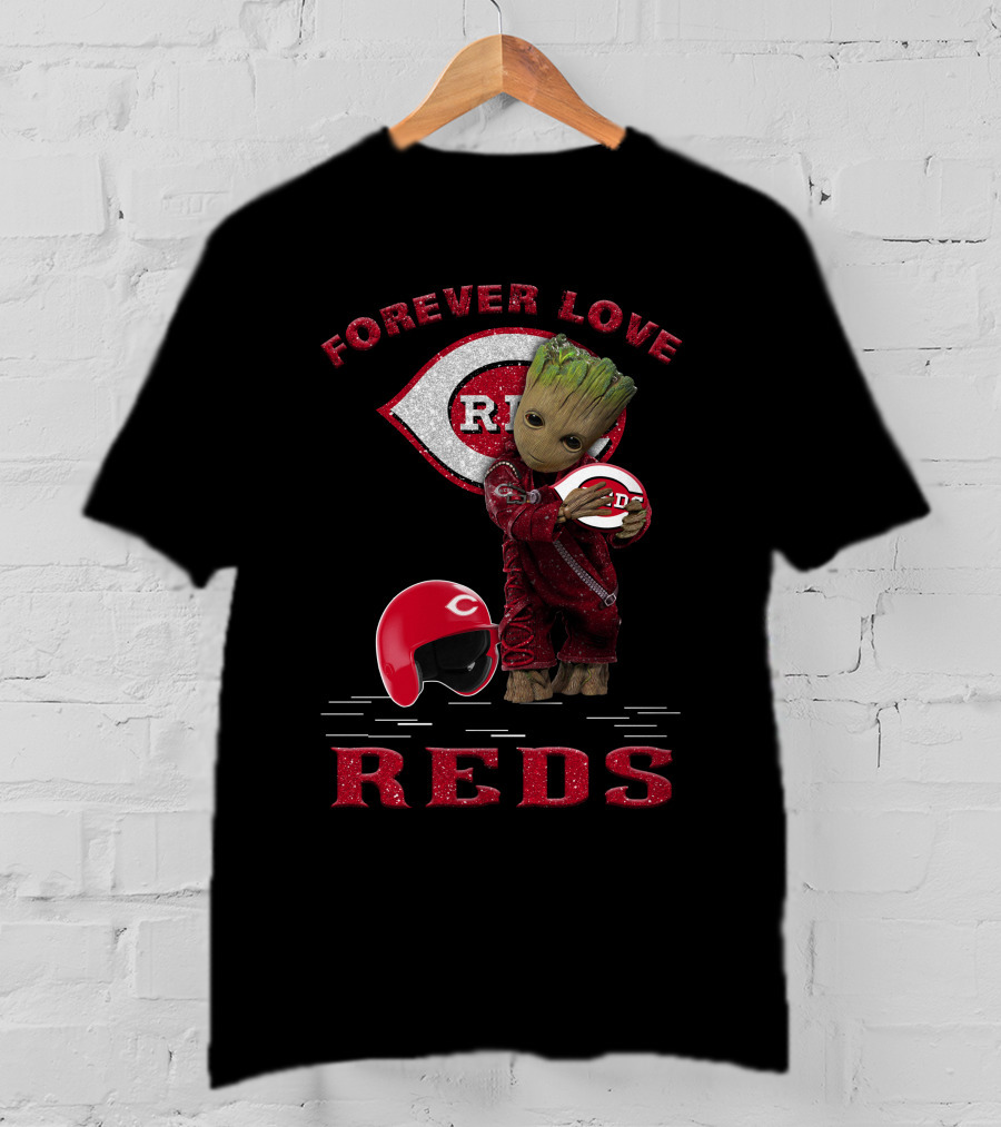 Forever Love Reds MLB Cincinnati Groot Fans T-Shirt