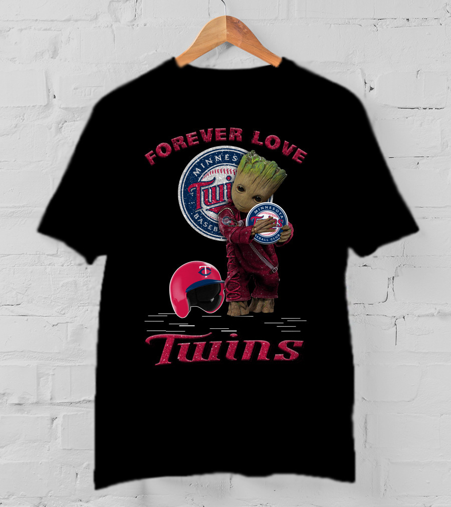 Forever Love Minnesota Twins MLB Baseball Groot Fan T-Shirt