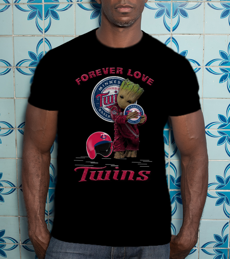 Forever Love Minnesota Twins MLB Baseball Groot Fan T-Shirt