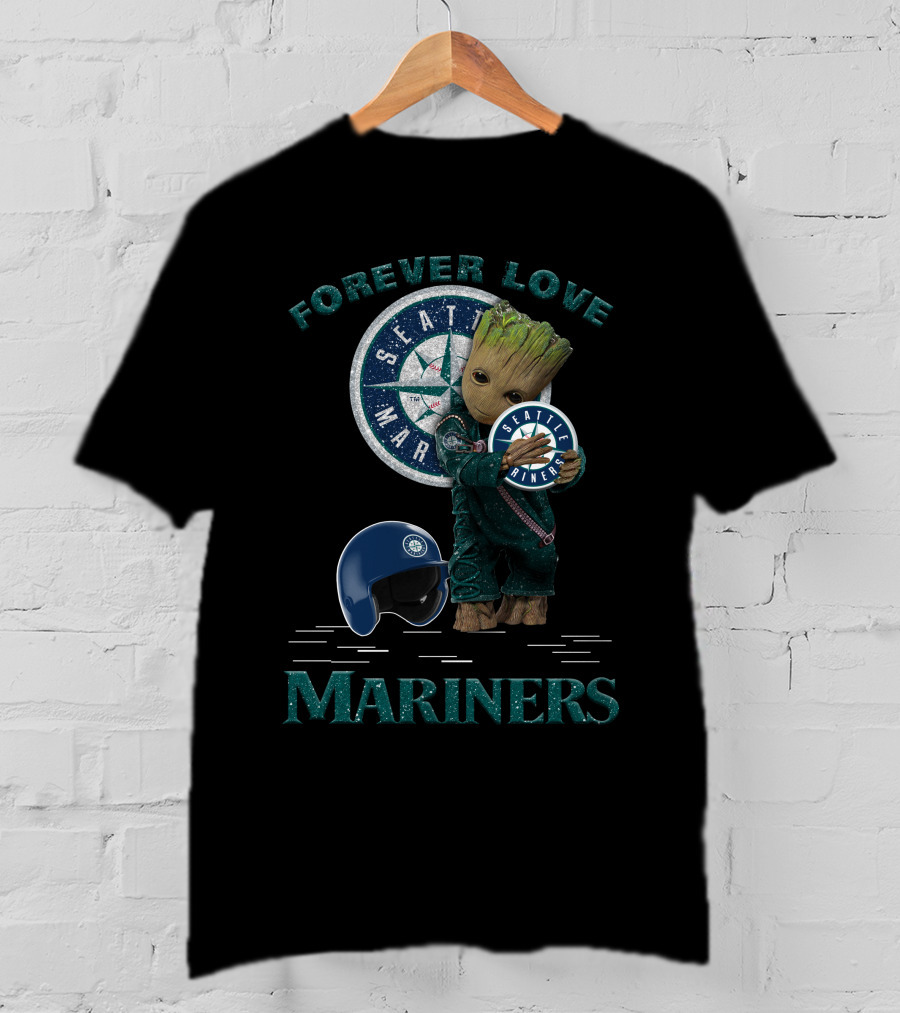 Forever Love Groot Seattle Mariners MLB Fans T-Shirt