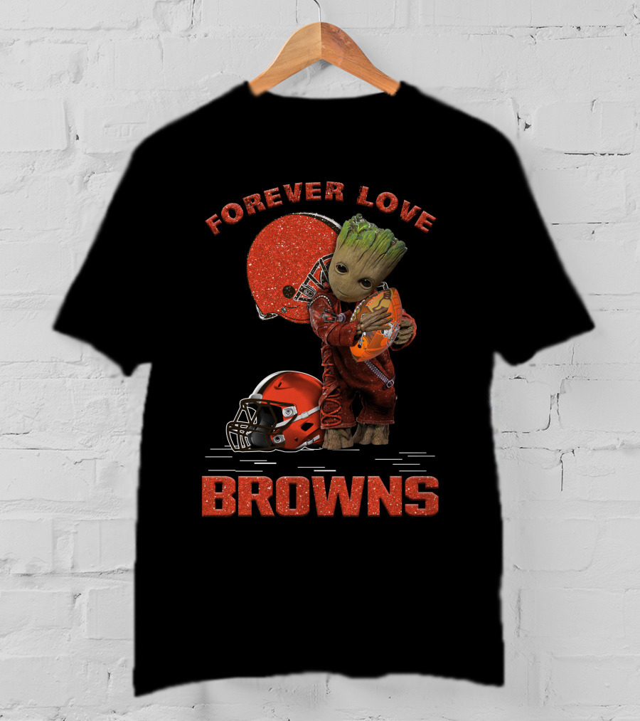 Forever Love Browns Groot Football T-Shirt