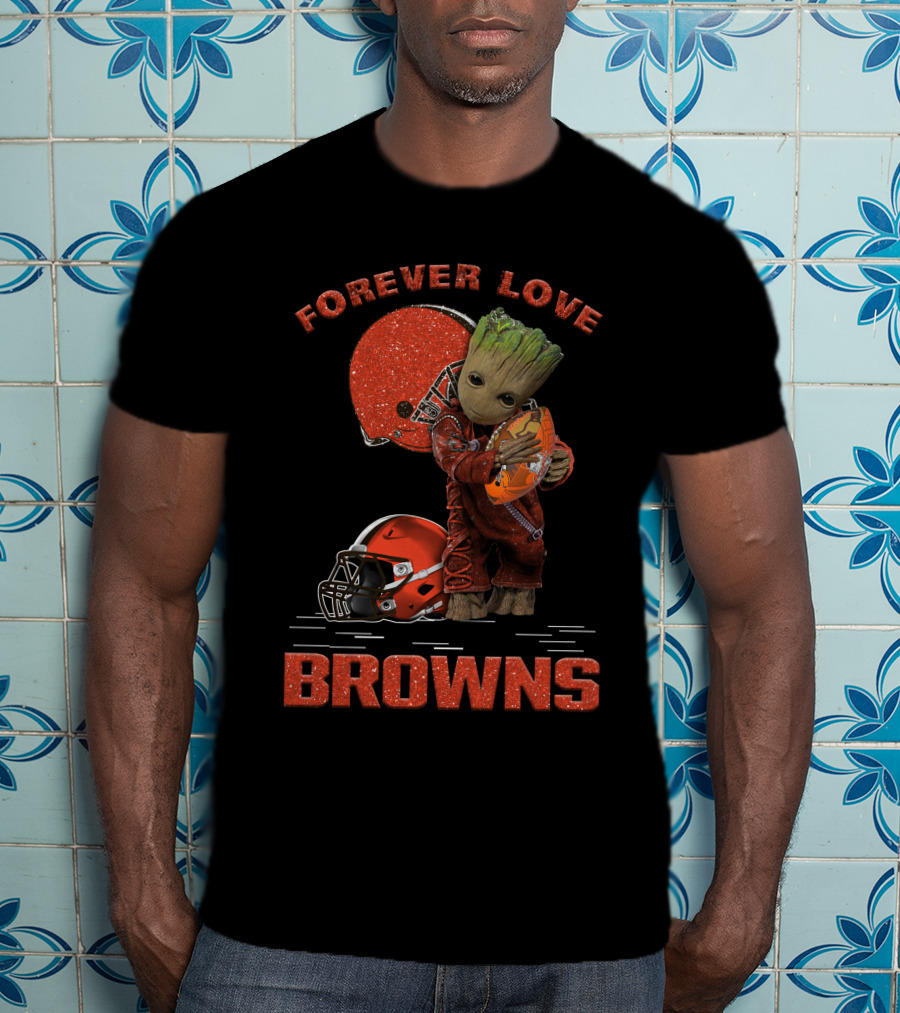 Forever Love Browns Groot Football T-Shirt