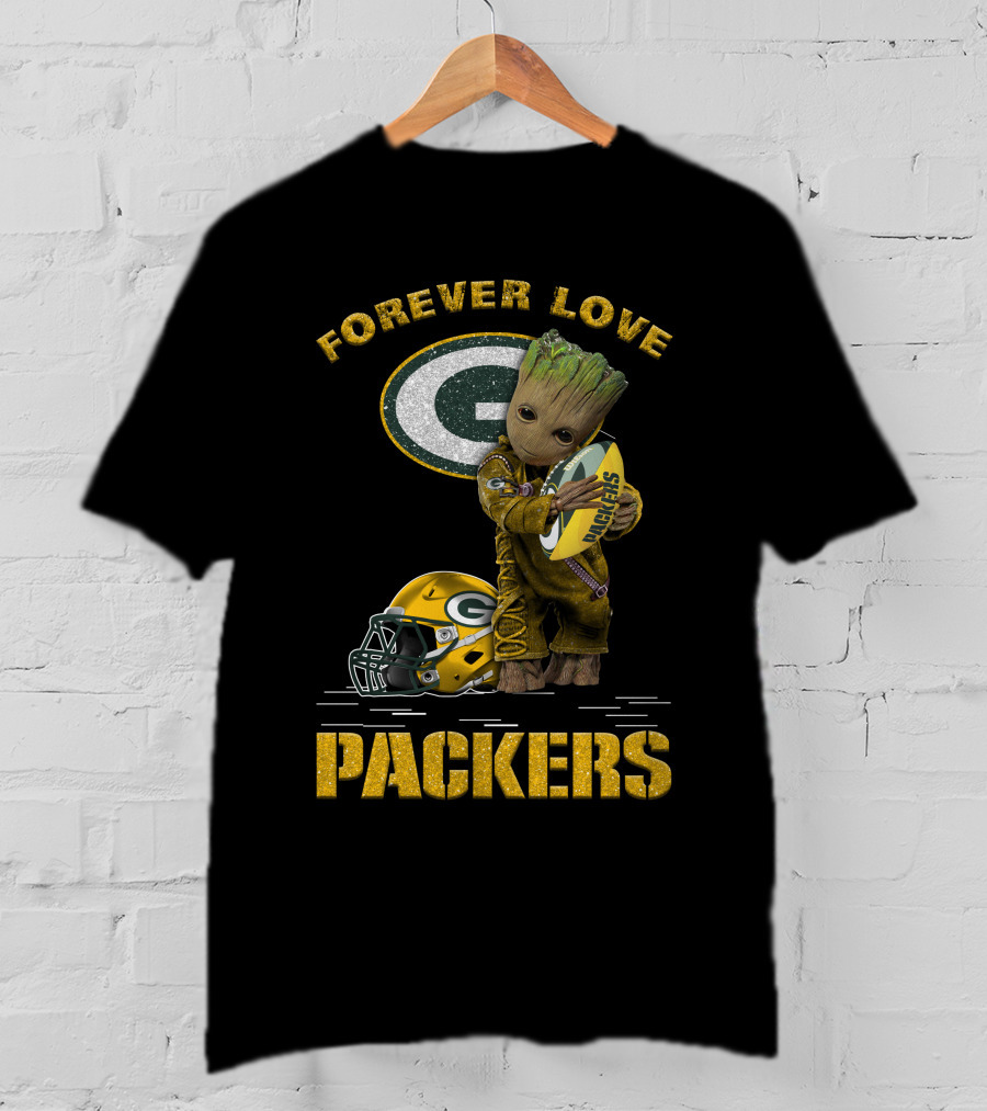 Forever Love Packers Groot Green Bay T-Shirt