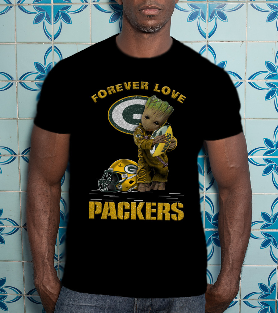 Forever Love Packers Groot Green Bay T-Shirt