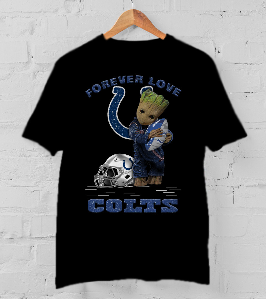 Forever Love Groot Indianapolis Colts Football T-Shirt