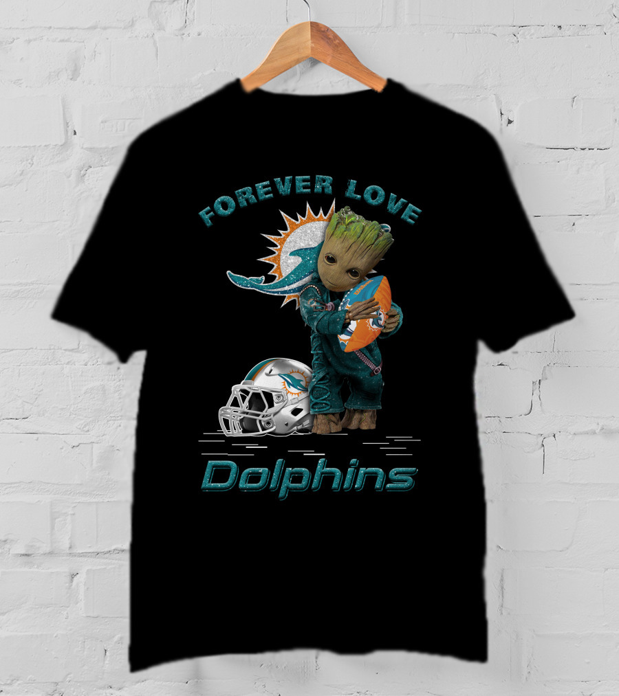 Forever Love Dolphins Groot Miami T-Shirt