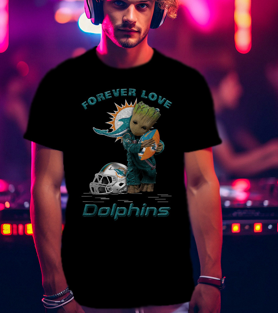 Forever Love Dolphins Groot Miami T-Shirt