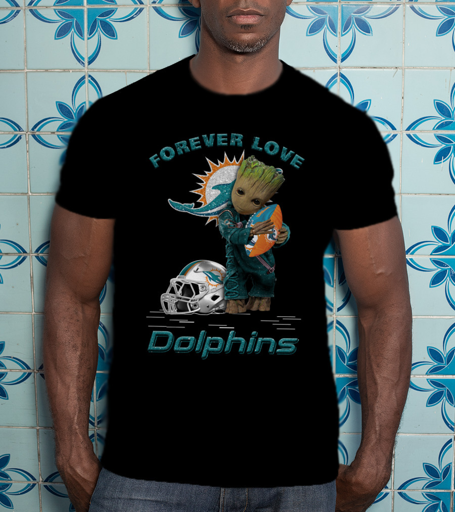 Forever Love Dolphins Groot Miami T-Shirt