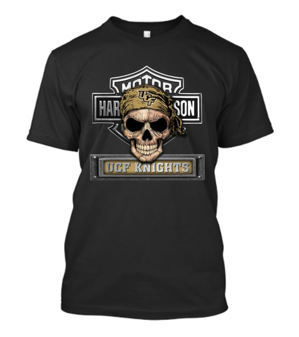 Ucf Knights Skull Dh 91 Hd Ncaa Motor Harley Davidson T-Shirt