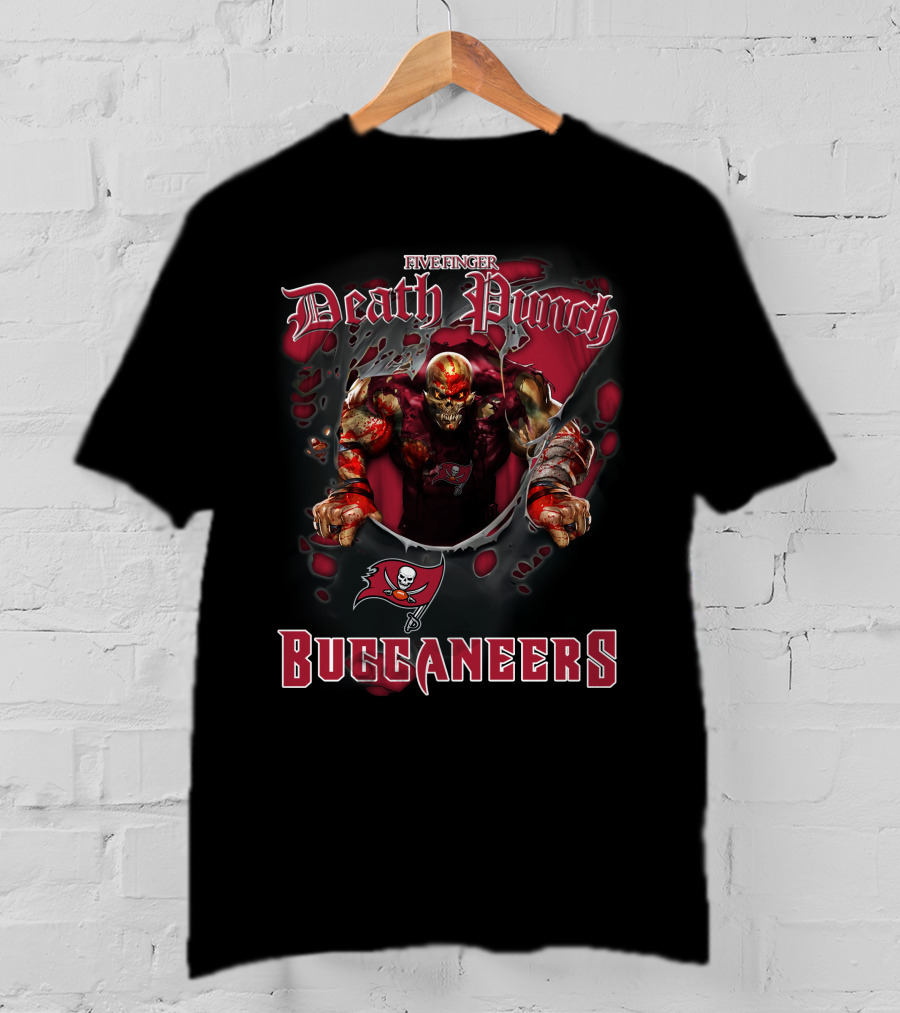 Five Finger Death Punch Nfl Buccaneers Tampa Bay Fans T-Shirt