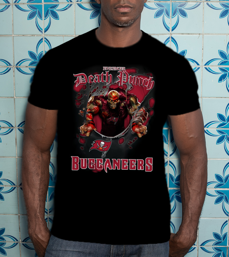 Five Finger Death Punch Nfl Buccaneers Tampa Bay Fans T-Shirt