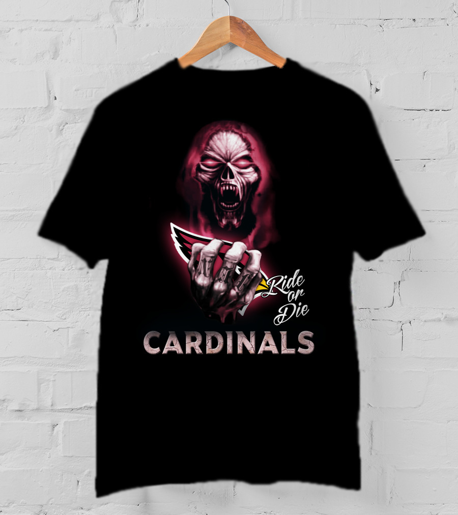 Nfl Arizona Cardinals Ride Or Die Fan 146 Hd0001 T-Shirt