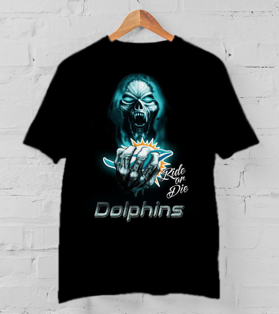 Ride Or Die Miami Dolphins Nfl T-Shirt