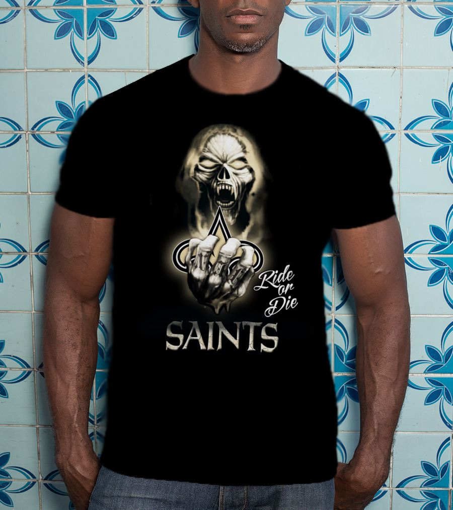 Nfl New Orleans Saints Ride Or Die 146 Hd0023 T-Shirt