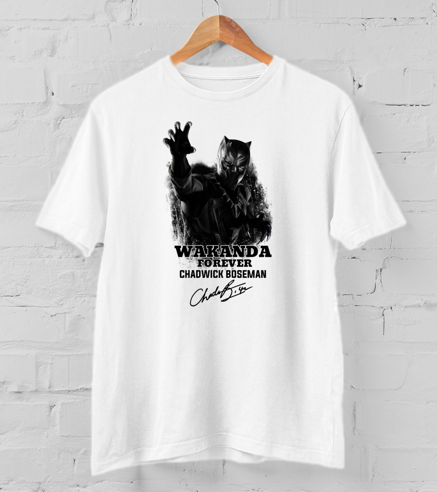 Wakanda Forever Chadwick Boseman T-Shirt