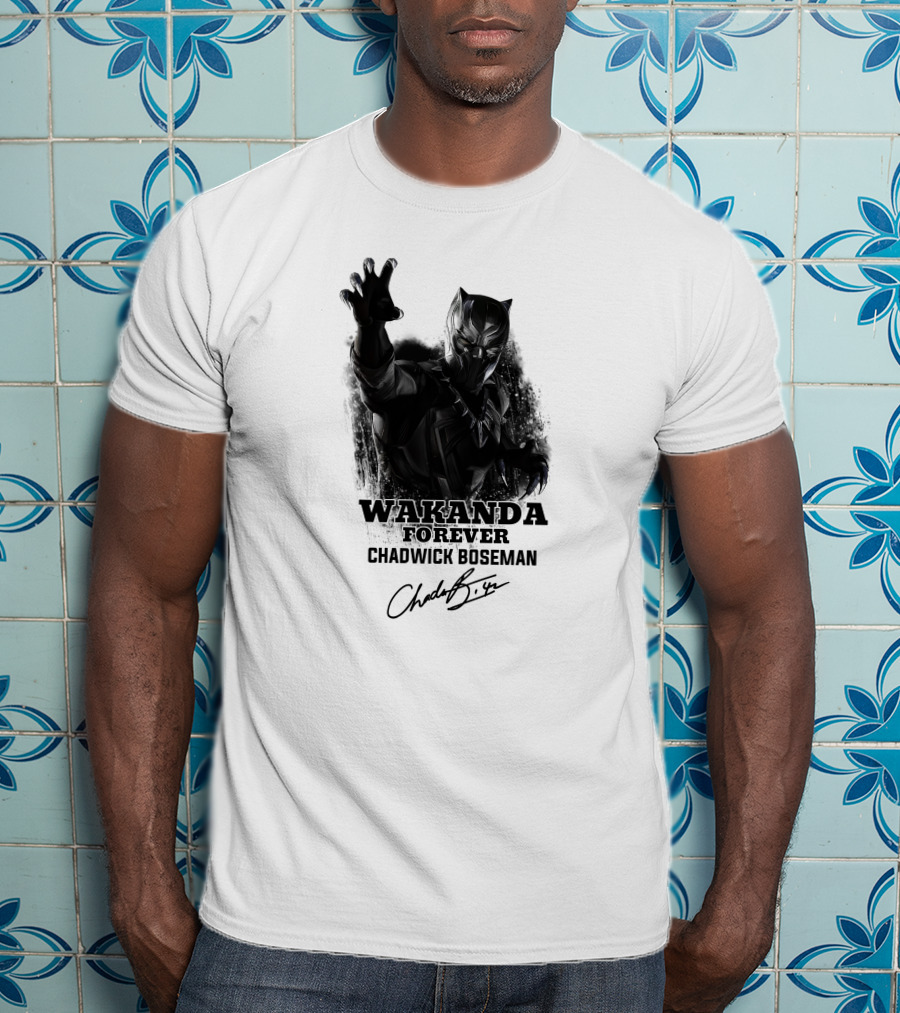 Wakanda Forever Chadwick Boseman T-Shirt