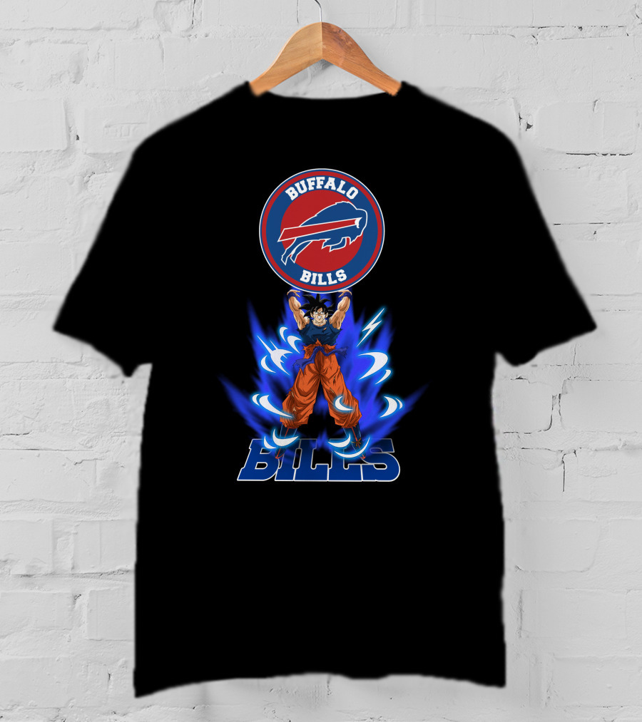 Buffalo Bills US BUB2093 Anime Fusion Power Up T-Shirt