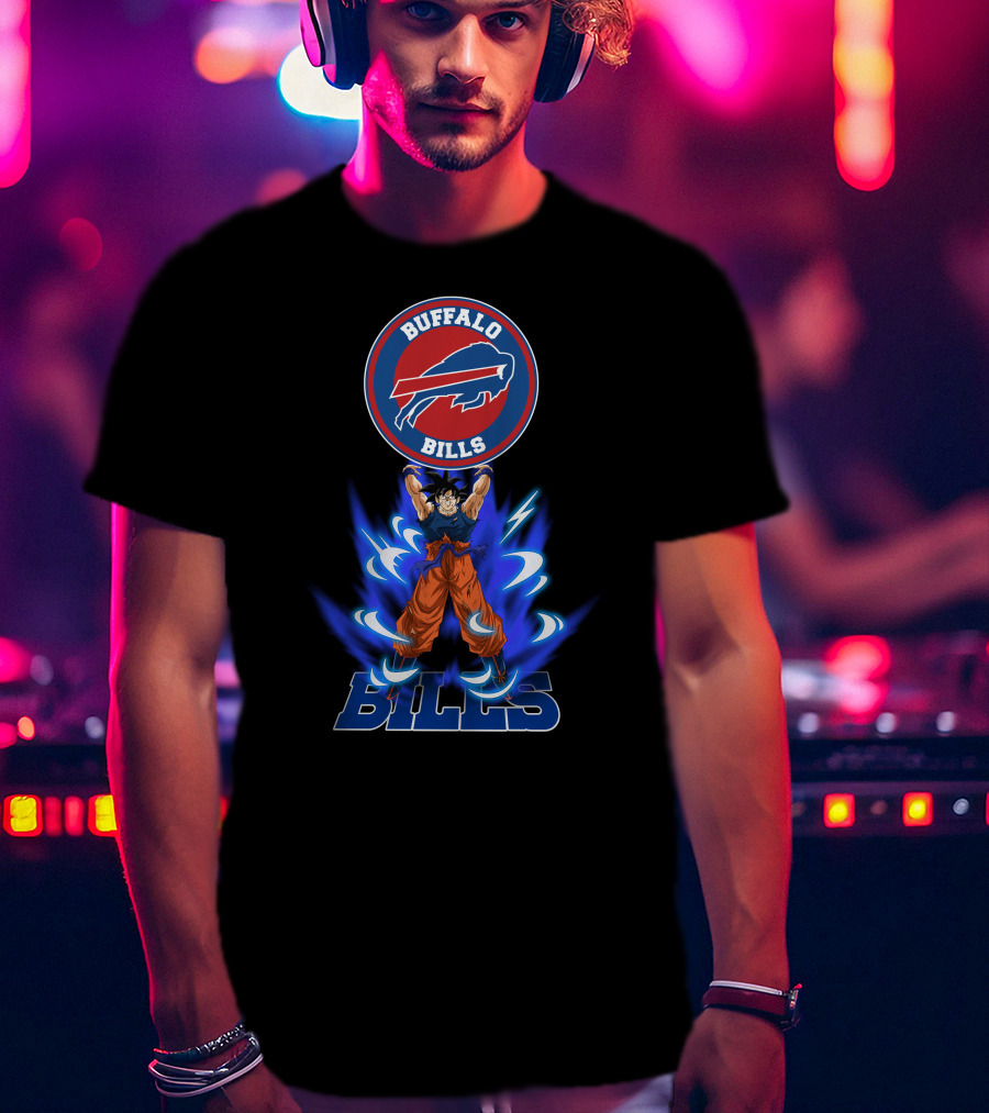 Buffalo Bills US BUB2093 Anime Fusion Power Up T-Shirt
