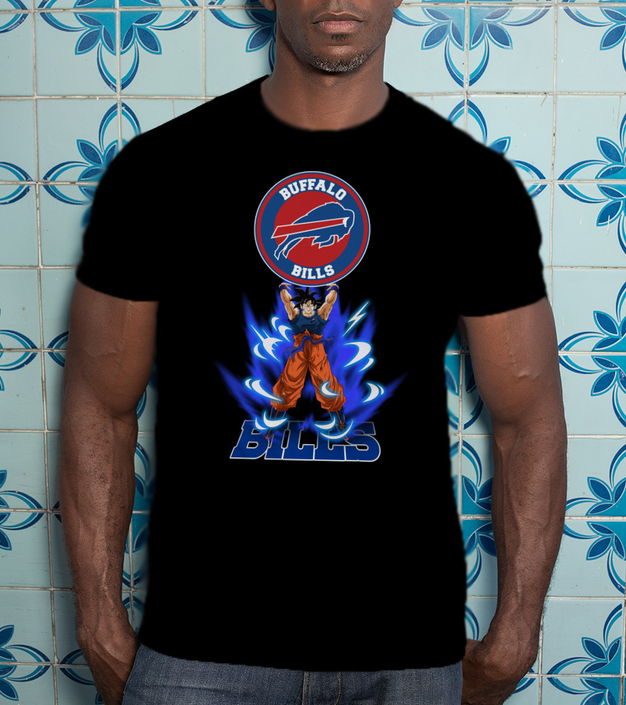 Buffalo Bills US BUB2093 Anime Fusion Power Up T-Shirt