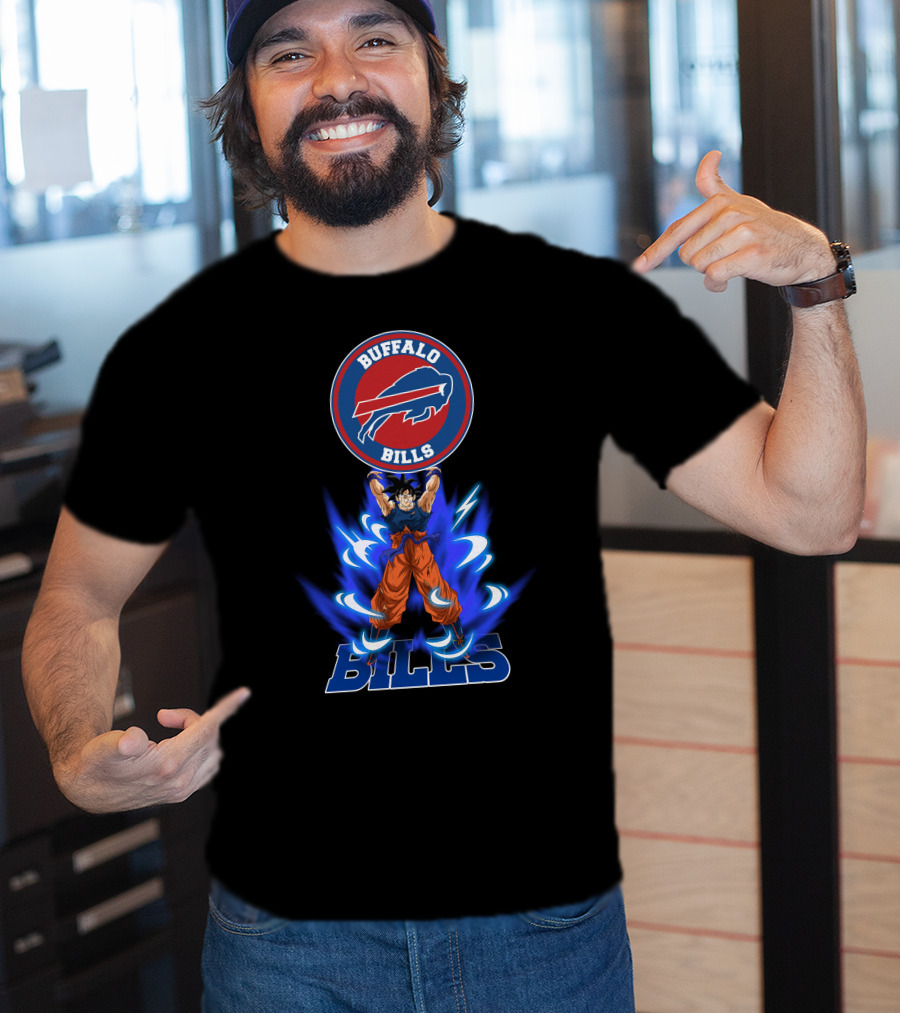 Buffalo Bills US BUB2093 Anime Fusion Power Up T-Shirt