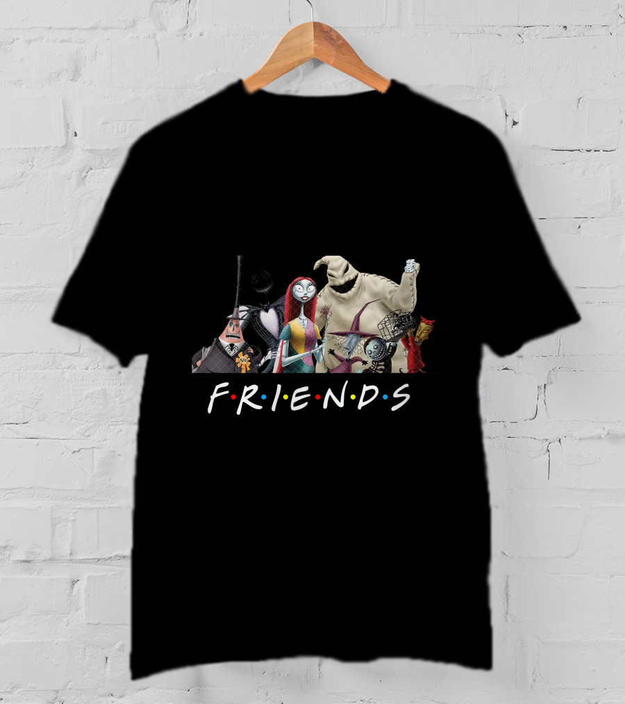 Friends Jack Sally Nightmare Before Christmas T-Shirt