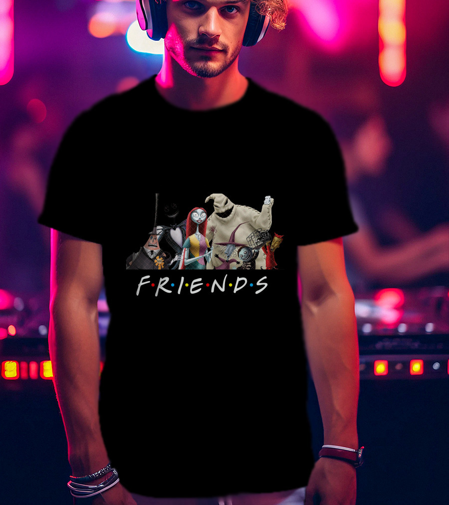 Friends Jack Sally Nightmare Before Christmas T-Shirt