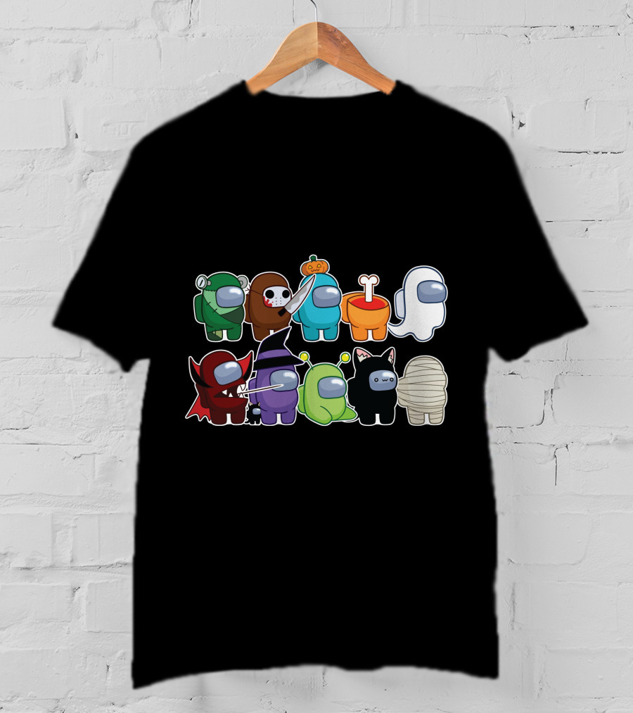 Among Us Halloween Crewmates Costume Collection T-Shirt