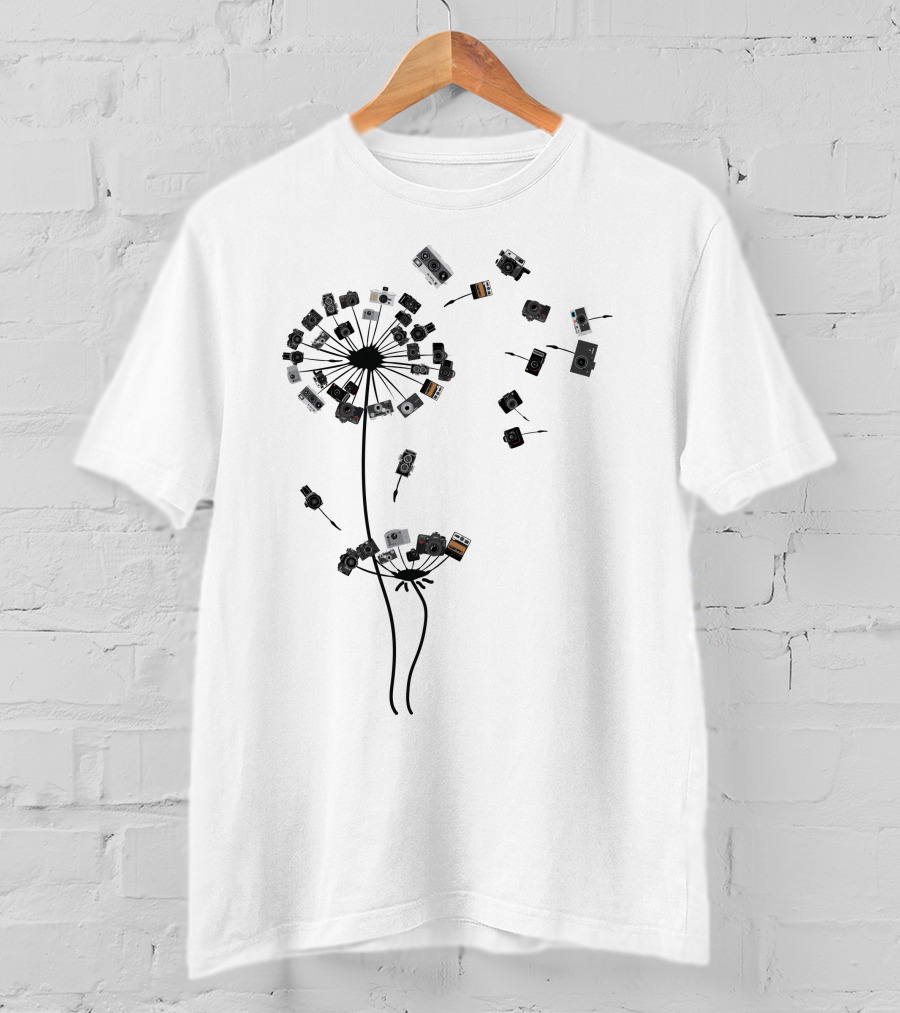 Camera Collection Dandelion T-Shirt