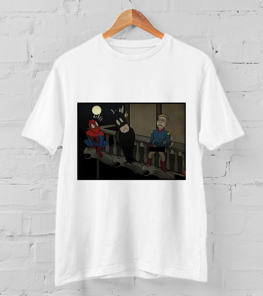 I Can Do What Ever I Want Superheroes On Balcony At Night T-Shirt