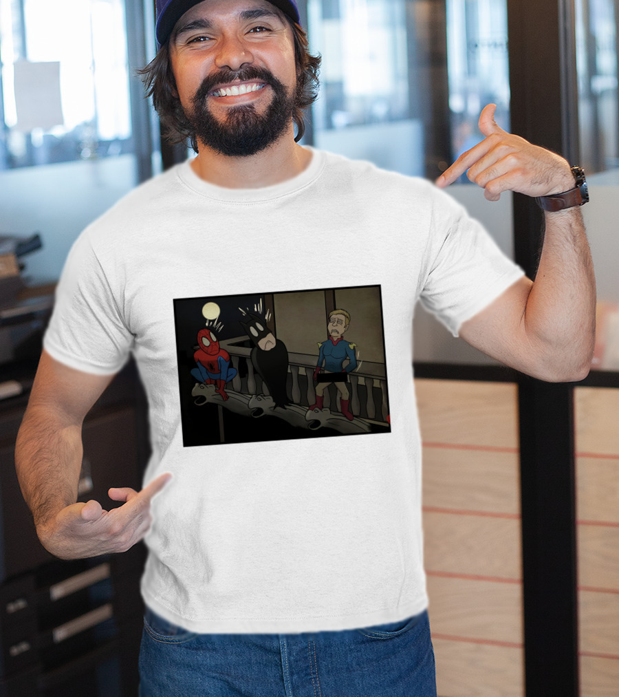 I Can Do What Ever I Want Superheroes On Balcony At Night T-Shirt