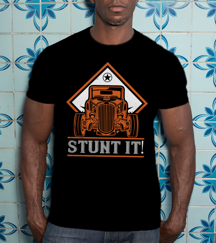 Stunt IT Hot Rod Star Triangle T-Shirt