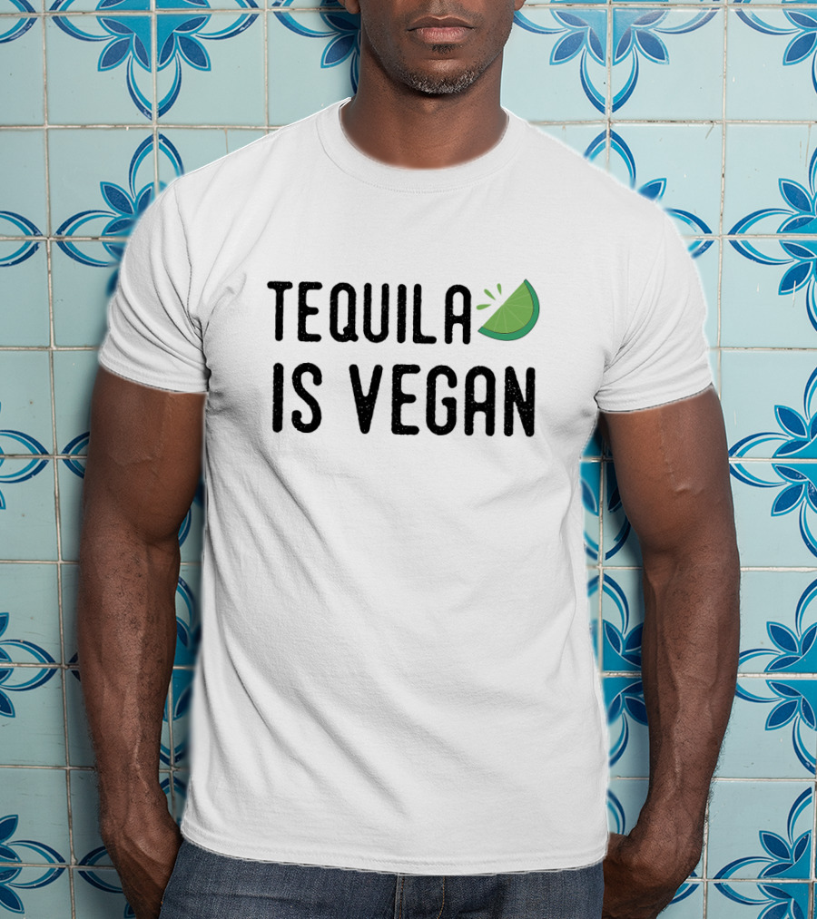 Tequila Is Vegan Lime Slice T-Shirt
