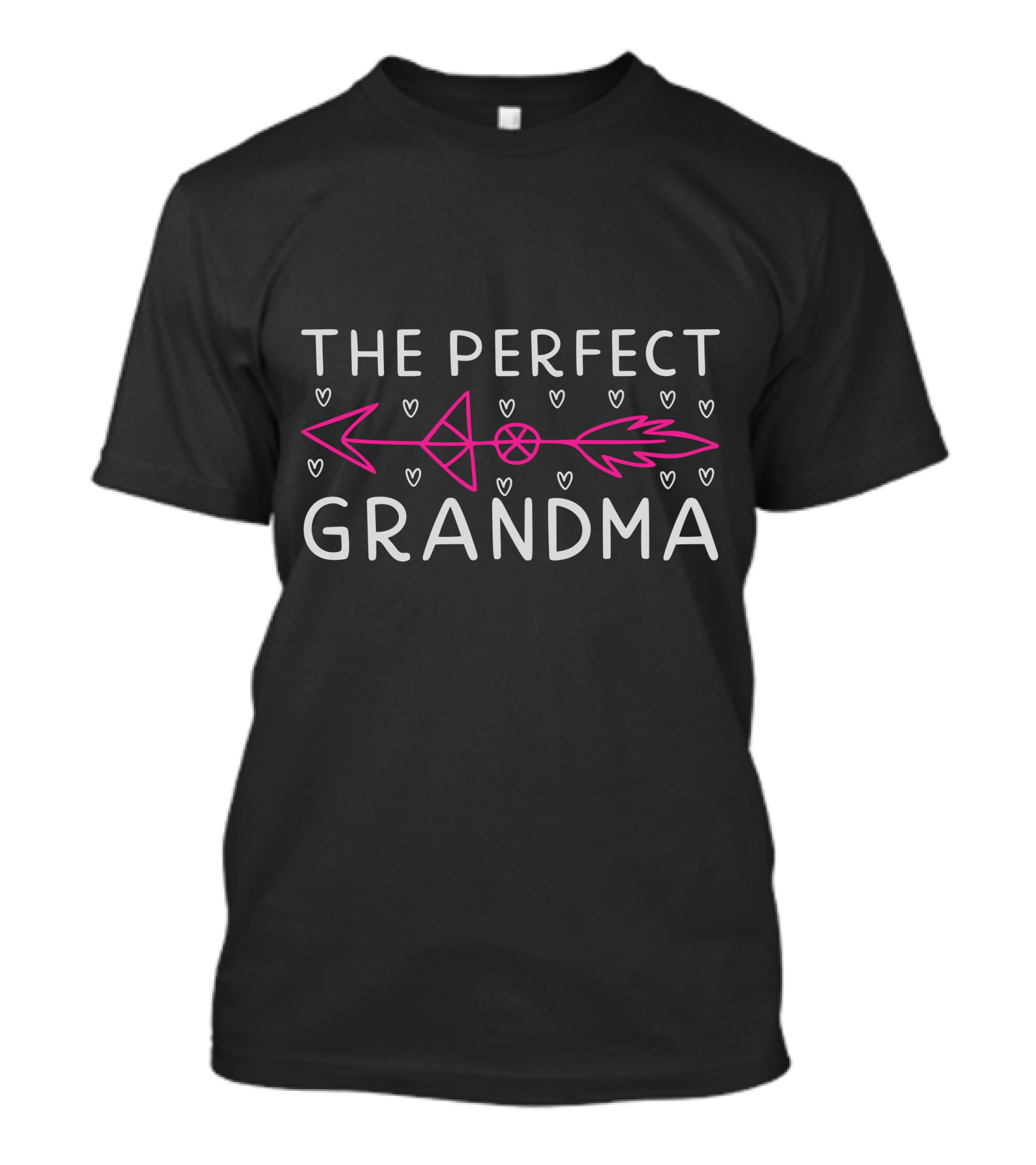 The Perfect Grandma Heart Arrow And Hearts T-Shirt