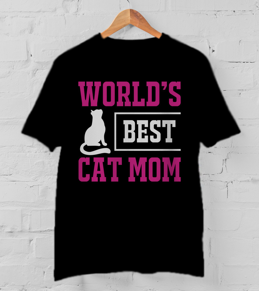 World's Best Cat Mom T-Shirt