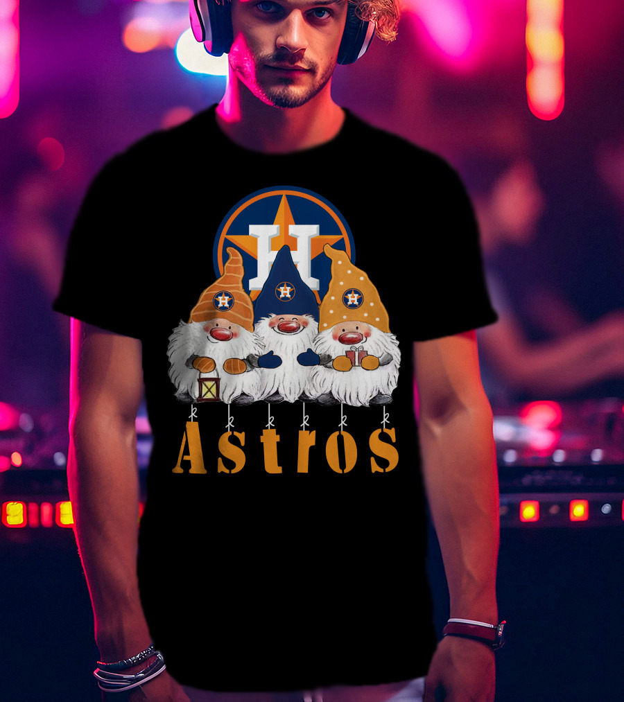 Houston Astros Santa Gnomes H T-Shirt