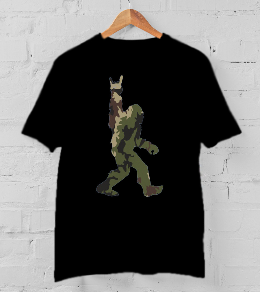Bigfoot Rockandroll Camo T-Shirt