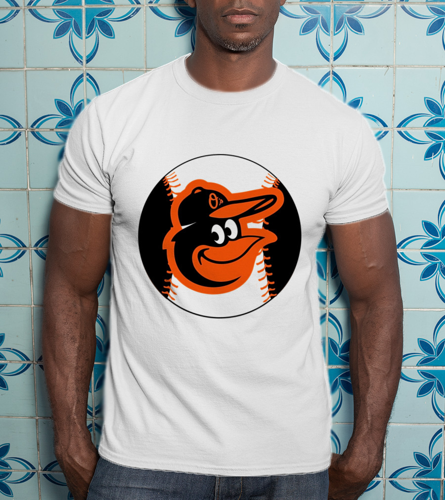 Orioles Baseball Logo Hot Dog Race Fun T-Shirt