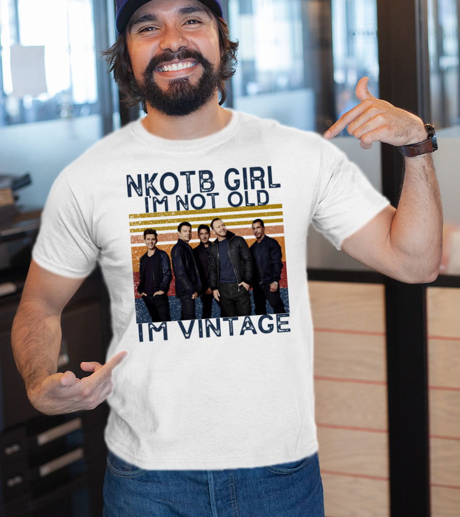 NKOTB Girl I'm Not Old I'm Vintage T-Shirt