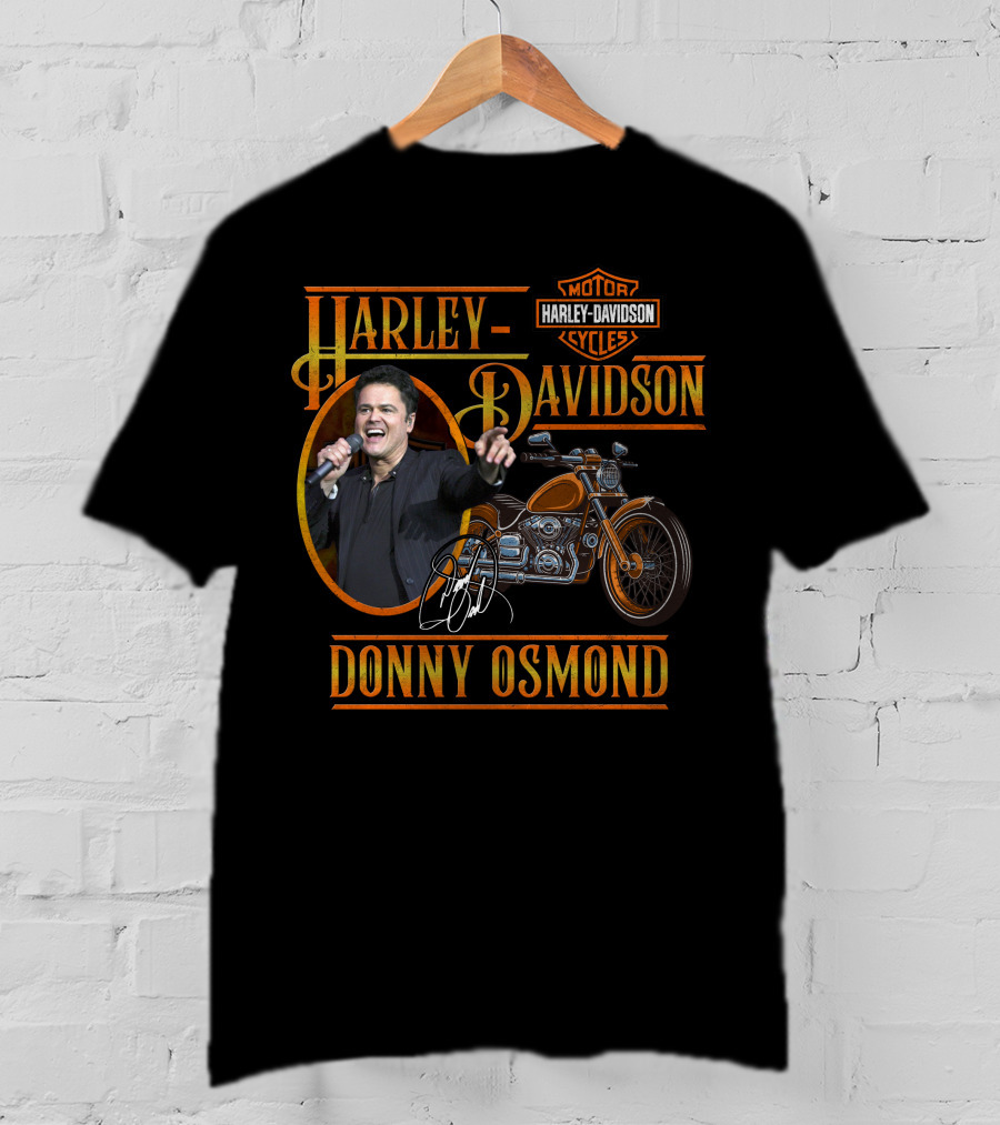 Harley Davidson Motorcycles Donny Osmond T-Shirt