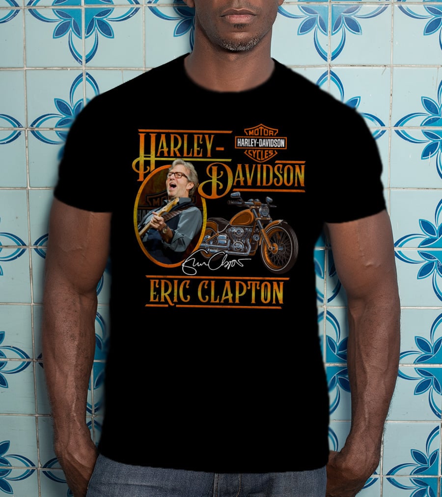 Harley Davidson Eric Clapton Signature Motorcycles T-Shirt